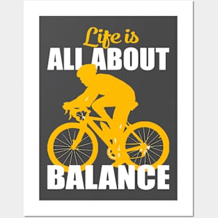 Life is all about balance Posters and Art